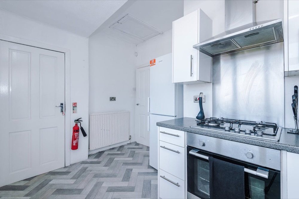 Kitchen at Luxury 3-Bedroom Apartment