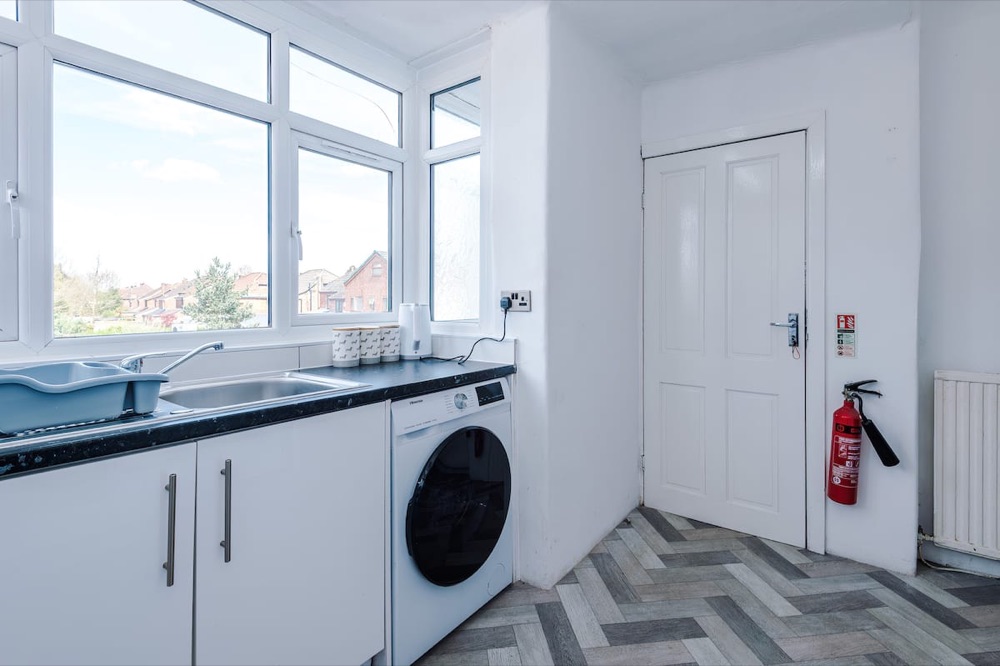 Kitchen at Luxury 3-Bedroom Apartment
