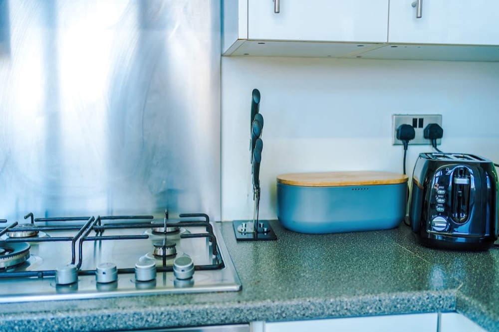 Kitchen at Luxury 3-Bedroom Apartment