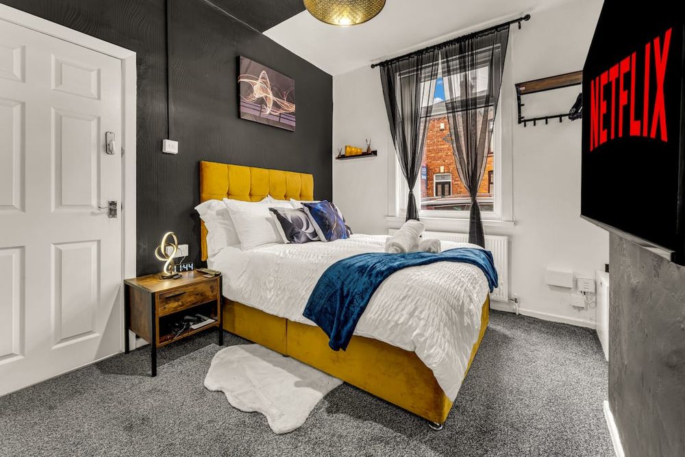 Bedroom 2 at Beautiful 4-Bedroom House