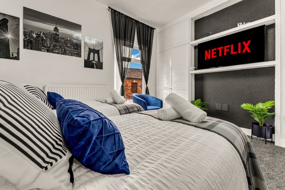 Bedroom 3 at Beautiful 4-Bedroom House