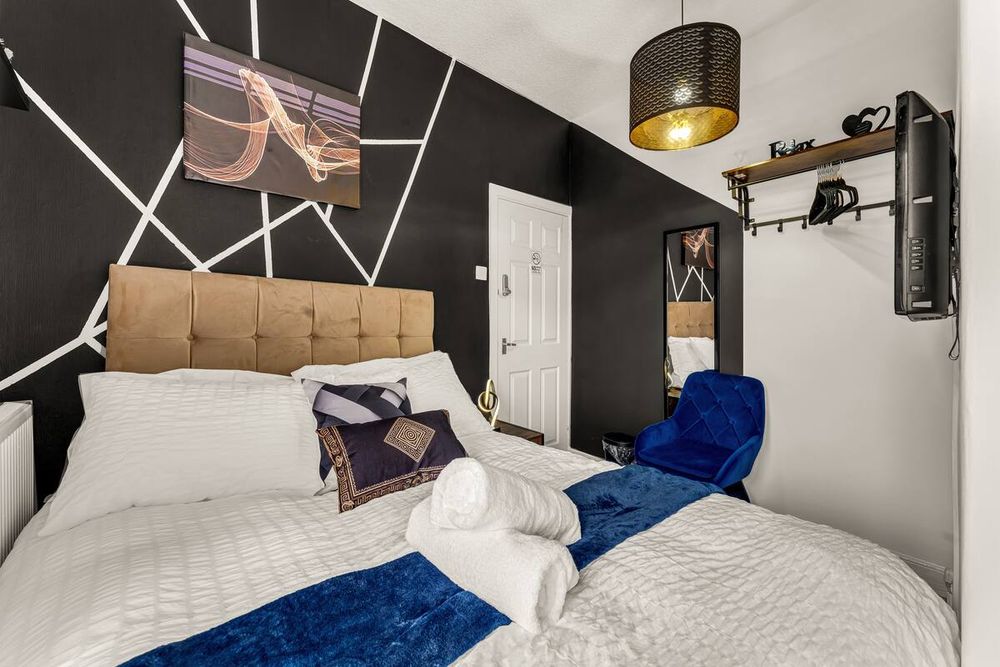 Bedroom at Beautiful 4-Bedroom House