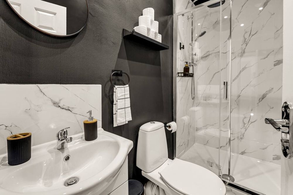 Bathroom at Beautiful 4-Bedroom House