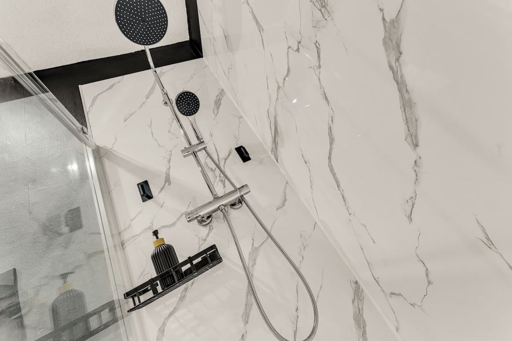 Bathroom at Beautiful 4-Bedroom House